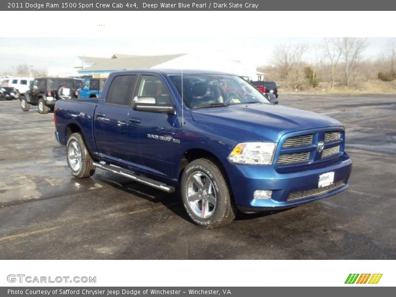Front 3/4 View of 2011 Ram 1500 Sport Crew Cab 4x4