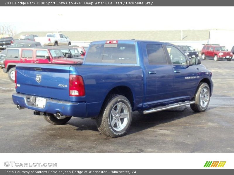  2011 Ram 1500 Sport Crew Cab 4x4 Deep Water Blue Pearl