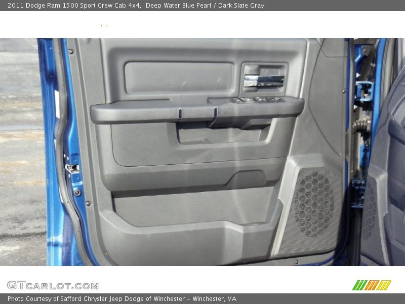 Deep Water Blue Pearl / Dark Slate Gray 2011 Dodge Ram 1500 Sport Crew Cab 4x4
