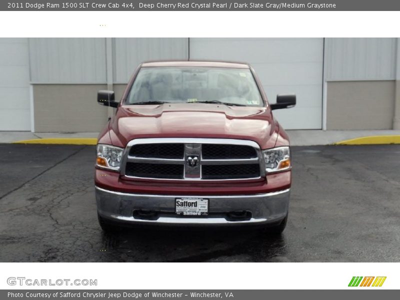 Deep Cherry Red Crystal Pearl / Dark Slate Gray/Medium Graystone 2011 Dodge Ram 1500 SLT Crew Cab 4x4