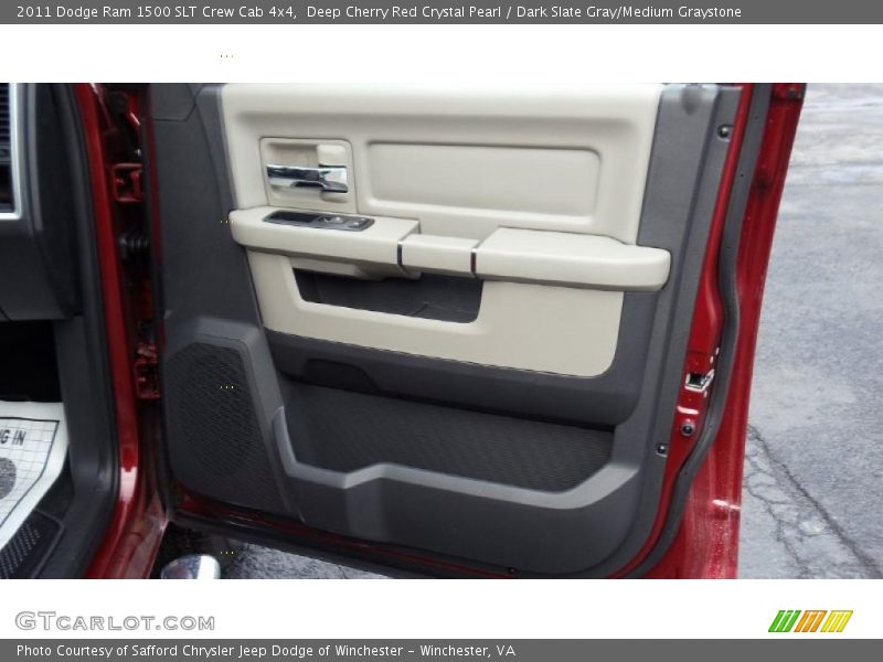 Deep Cherry Red Crystal Pearl / Dark Slate Gray/Medium Graystone 2011 Dodge Ram 1500 SLT Crew Cab 4x4