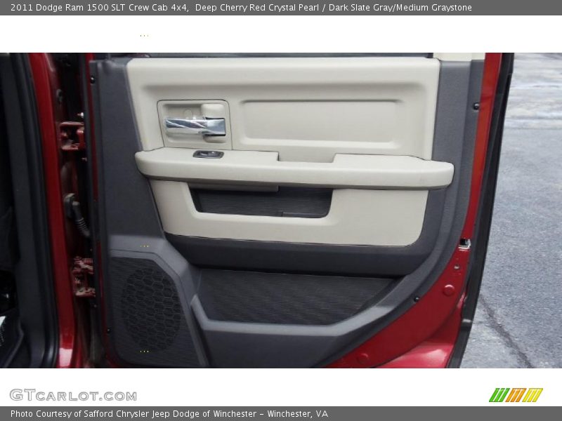 Deep Cherry Red Crystal Pearl / Dark Slate Gray/Medium Graystone 2011 Dodge Ram 1500 SLT Crew Cab 4x4
