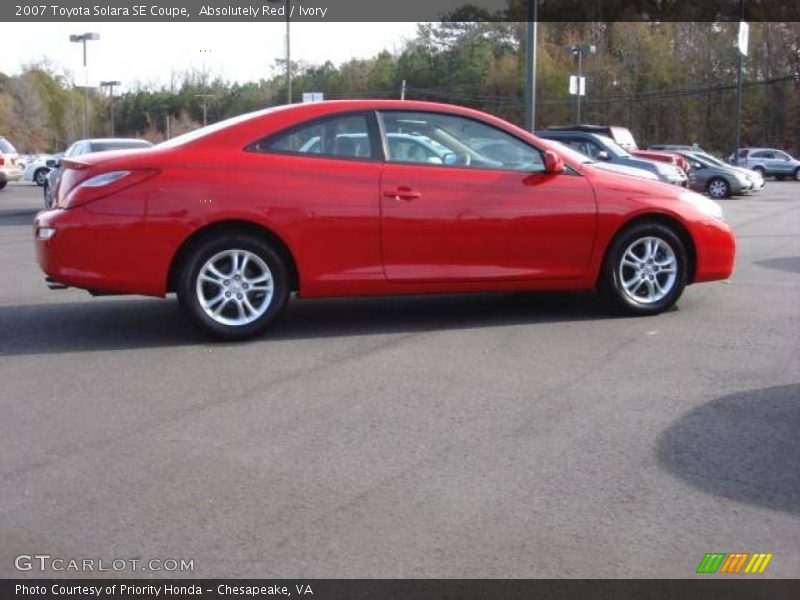 Absolutely Red / Ivory 2007 Toyota Solara SE Coupe