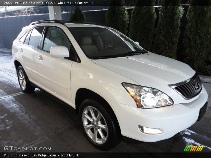 Crystal White Mica / Parchment 2009 Lexus RX 350 AWD