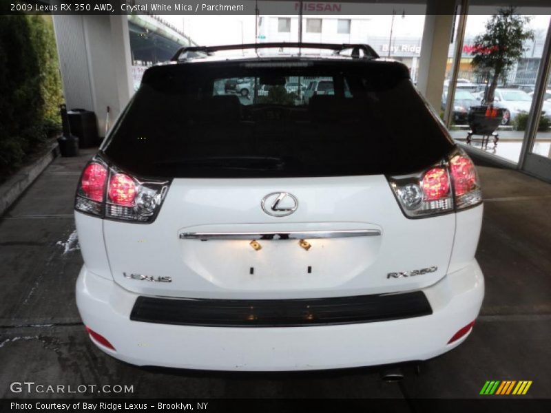 Crystal White Mica / Parchment 2009 Lexus RX 350 AWD