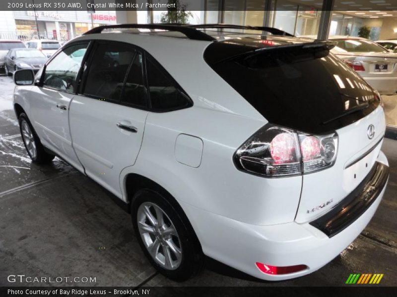 Crystal White Mica / Parchment 2009 Lexus RX 350 AWD
