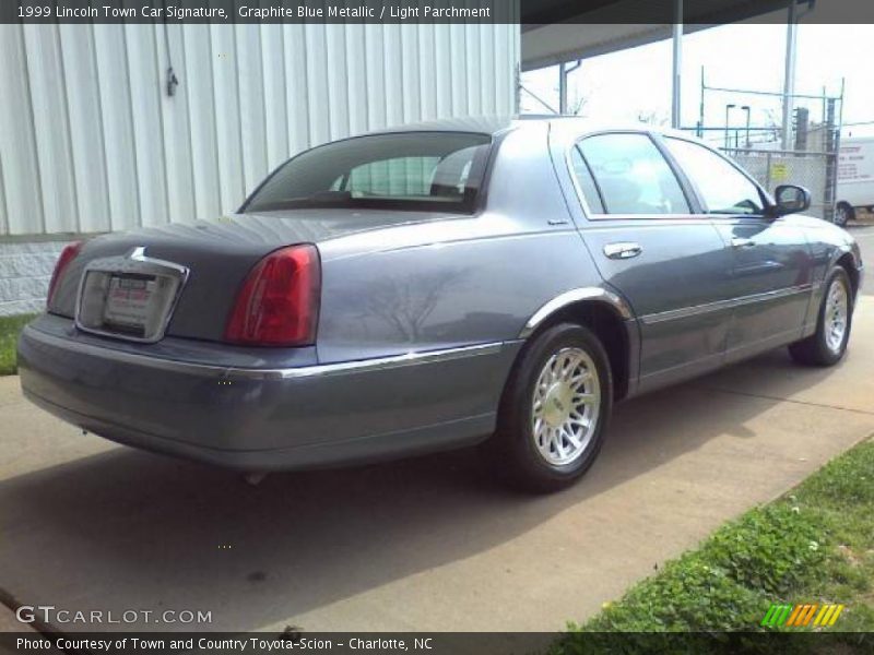 Graphite Blue Metallic / Light Parchment 1999 Lincoln Town Car Signature