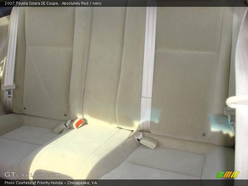 Absolutely Red / Ivory 2007 Toyota Solara SE Coupe
