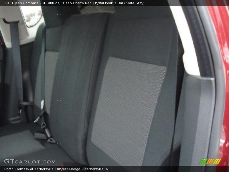 Deep Cherry Red Crystal Pearl / Dark Slate Gray 2011 Jeep Compass 2.4 Latitude