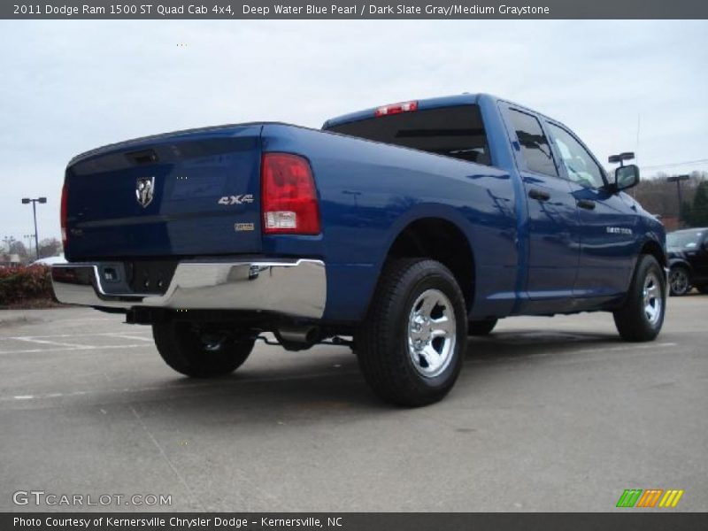  2011 Ram 1500 ST Quad Cab 4x4 Deep Water Blue Pearl