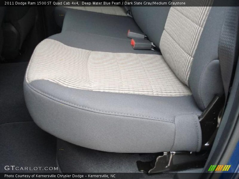 Deep Water Blue Pearl / Dark Slate Gray/Medium Graystone 2011 Dodge Ram 1500 ST Quad Cab 4x4