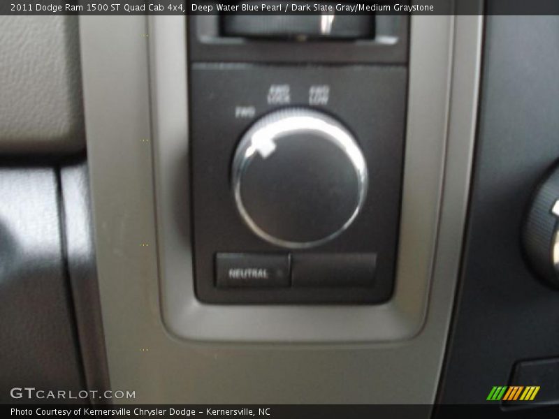 Deep Water Blue Pearl / Dark Slate Gray/Medium Graystone 2011 Dodge Ram 1500 ST Quad Cab 4x4