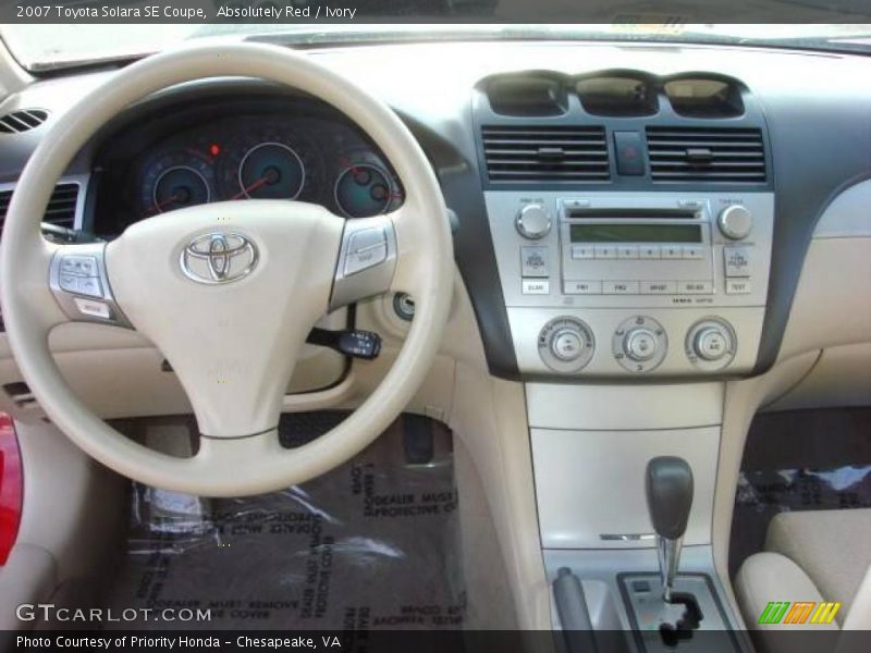 Absolutely Red / Ivory 2007 Toyota Solara SE Coupe
