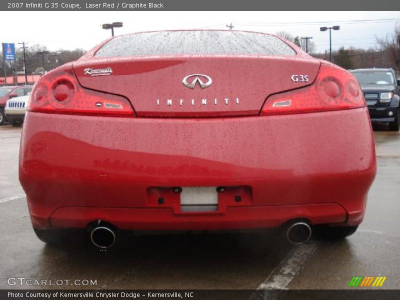  2007 G 35 Coupe Laser Red