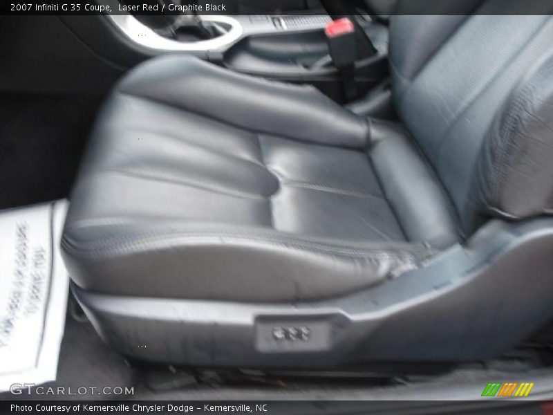 Laser Red / Graphite Black 2007 Infiniti G 35 Coupe