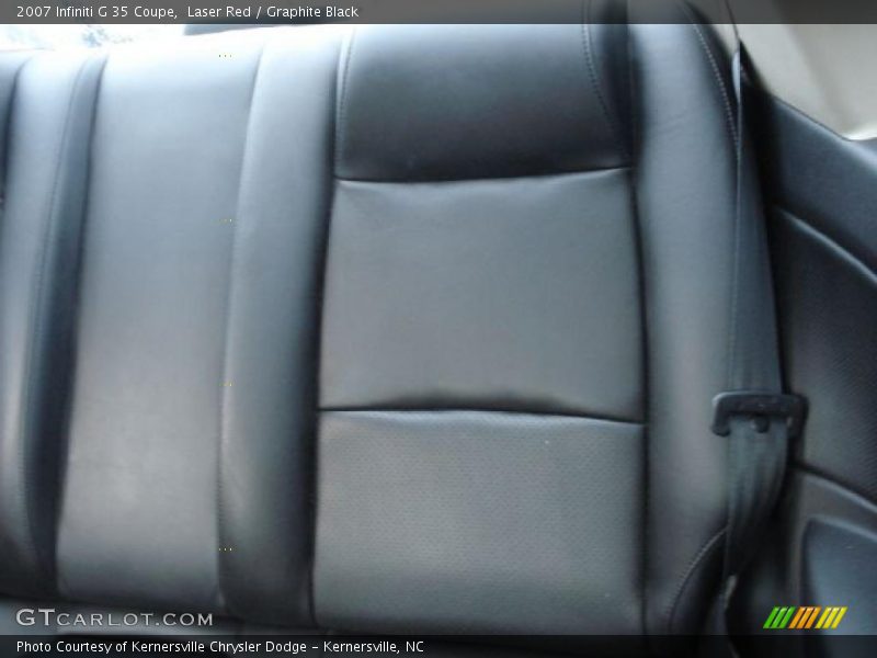 Laser Red / Graphite Black 2007 Infiniti G 35 Coupe