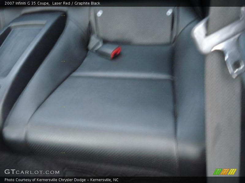 Laser Red / Graphite Black 2007 Infiniti G 35 Coupe