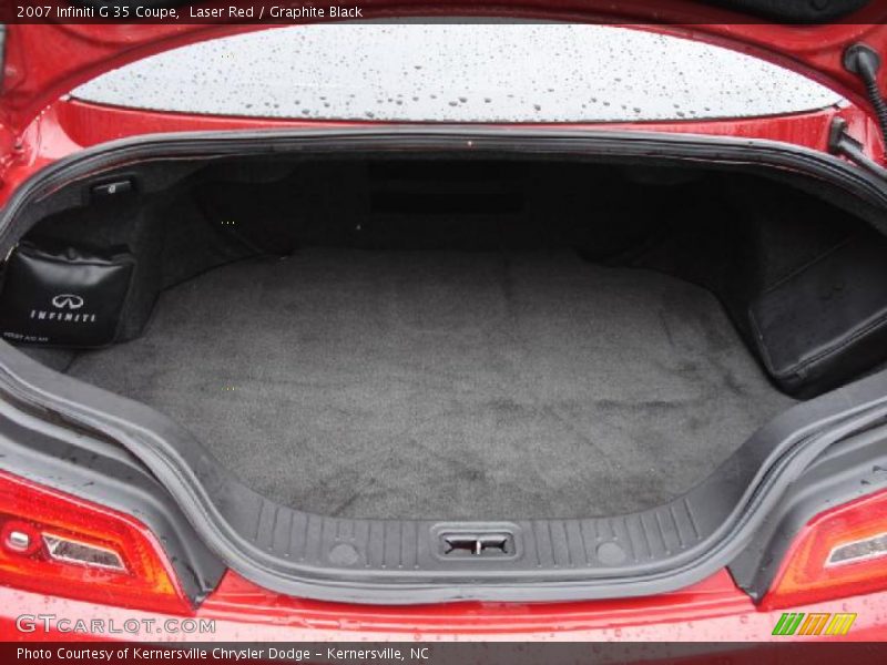  2007 G 35 Coupe Trunk