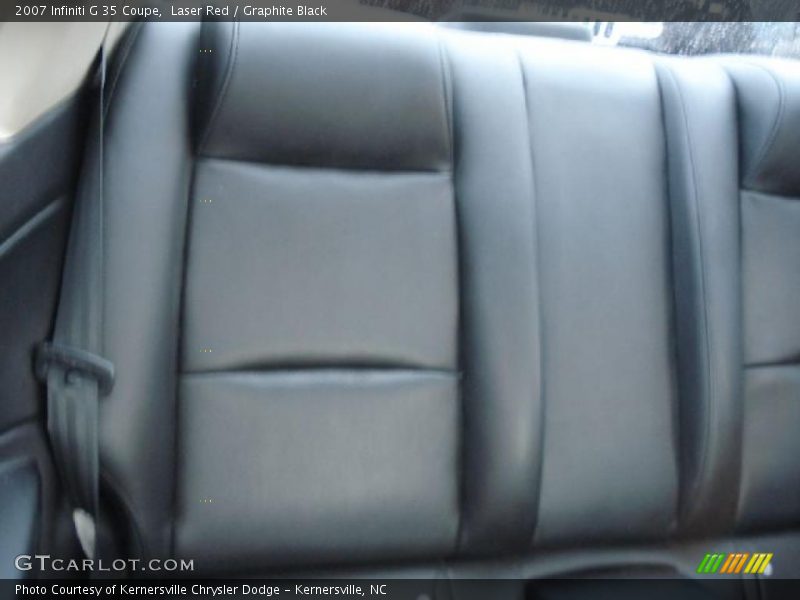 Laser Red / Graphite Black 2007 Infiniti G 35 Coupe