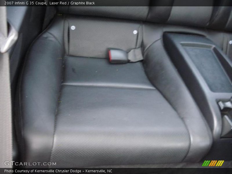 Laser Red / Graphite Black 2007 Infiniti G 35 Coupe