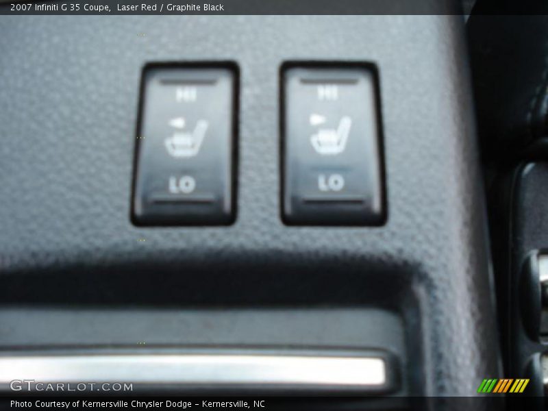 Laser Red / Graphite Black 2007 Infiniti G 35 Coupe