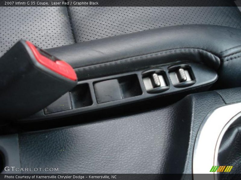 Laser Red / Graphite Black 2007 Infiniti G 35 Coupe