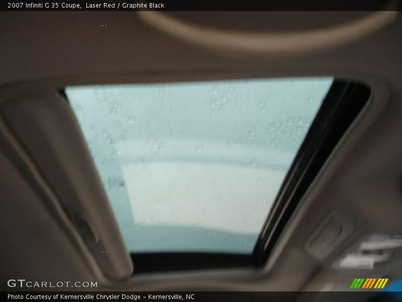Sunroof of 2007 G 35 Coupe