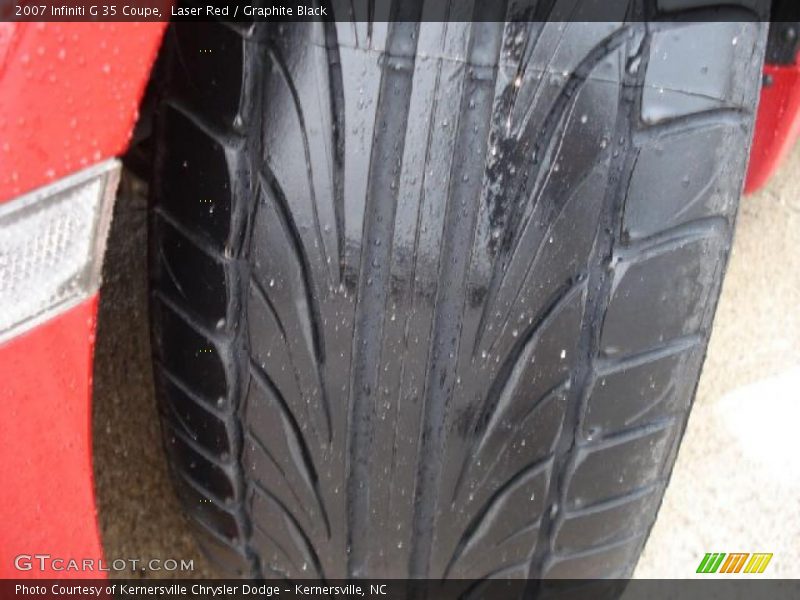 Laser Red / Graphite Black 2007 Infiniti G 35 Coupe