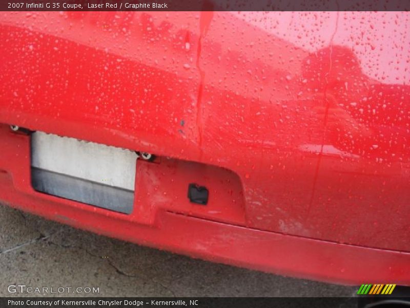 Laser Red / Graphite Black 2007 Infiniti G 35 Coupe