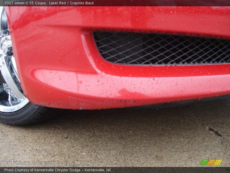 Laser Red / Graphite Black 2007 Infiniti G 35 Coupe