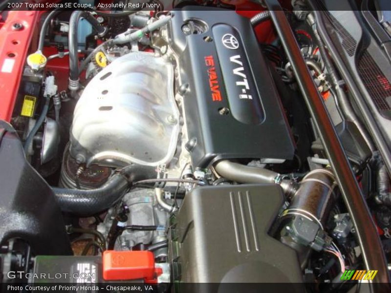 Absolutely Red / Ivory 2007 Toyota Solara SE Coupe