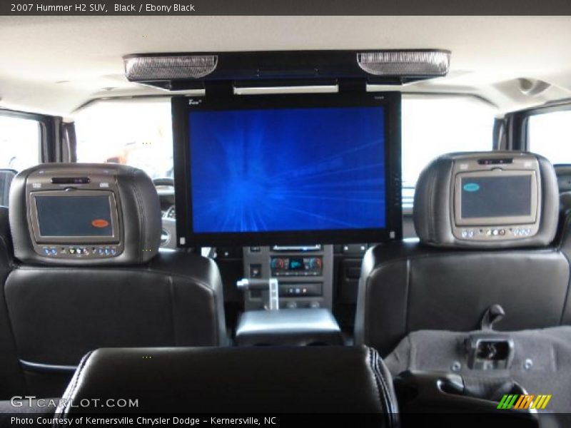  2007 H2 SUV Ebony Black Interior