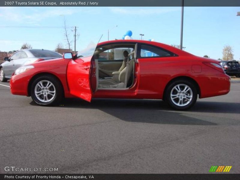 Absolutely Red / Ivory 2007 Toyota Solara SE Coupe