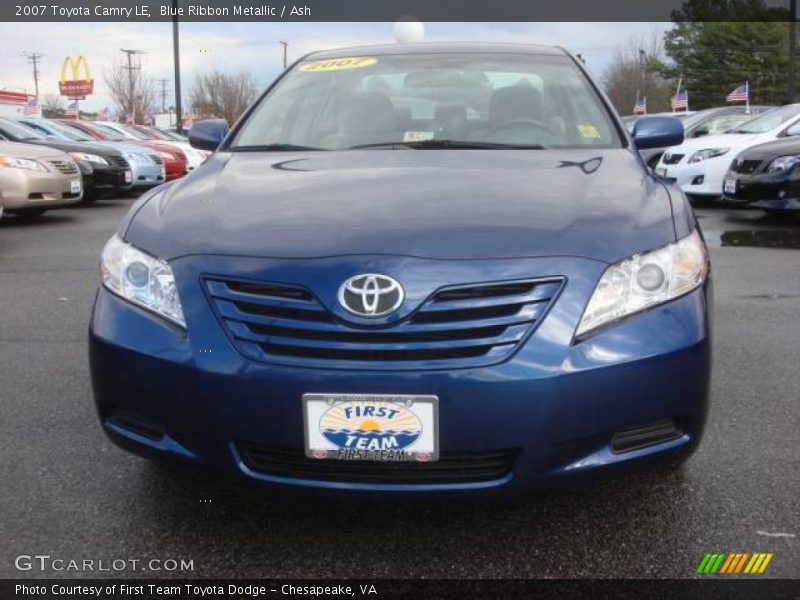 Blue Ribbon Metallic / Ash 2007 Toyota Camry LE