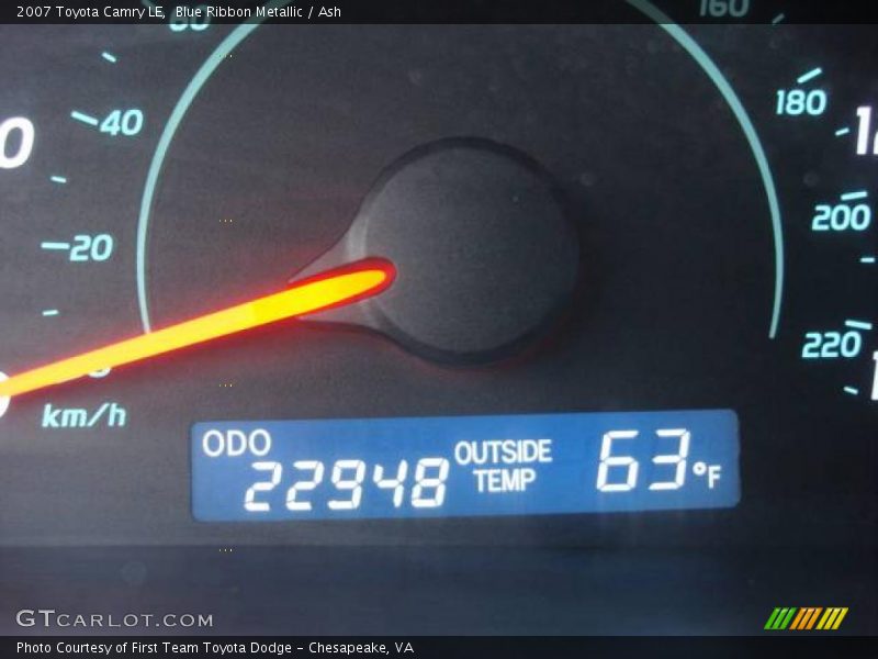 Blue Ribbon Metallic / Ash 2007 Toyota Camry LE