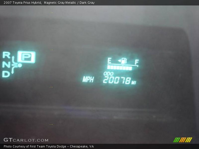 Magnetic Gray Metallic / Dark Gray 2007 Toyota Prius Hybrid