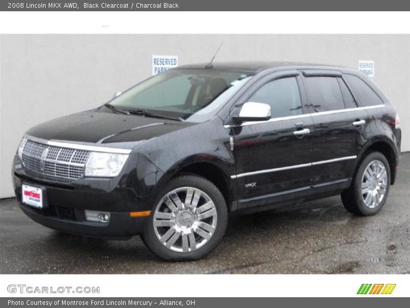 Black Clearcoat / Charcoal Black 2008 Lincoln MKX AWD