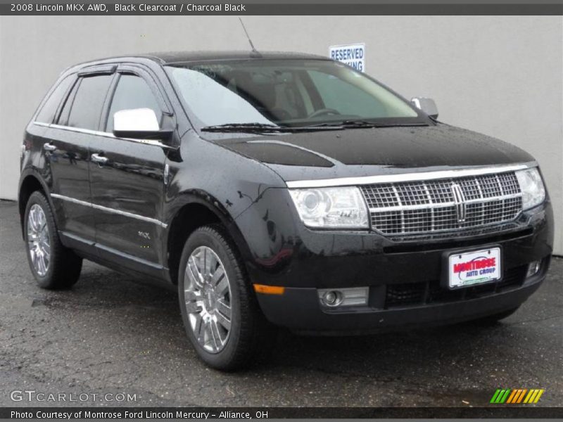 Black Clearcoat / Charcoal Black 2008 Lincoln MKX AWD