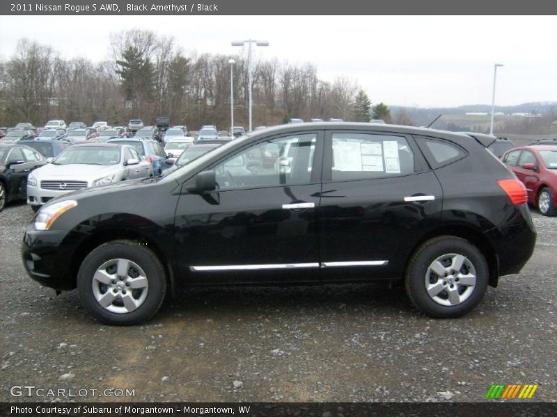 Black Amethyst / Black 2011 Nissan Rogue S AWD
