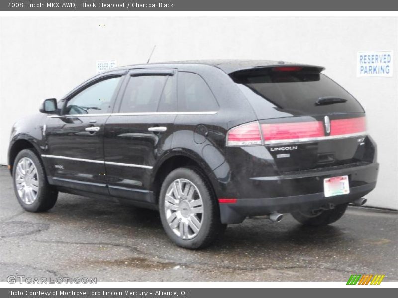 Black Clearcoat / Charcoal Black 2008 Lincoln MKX AWD