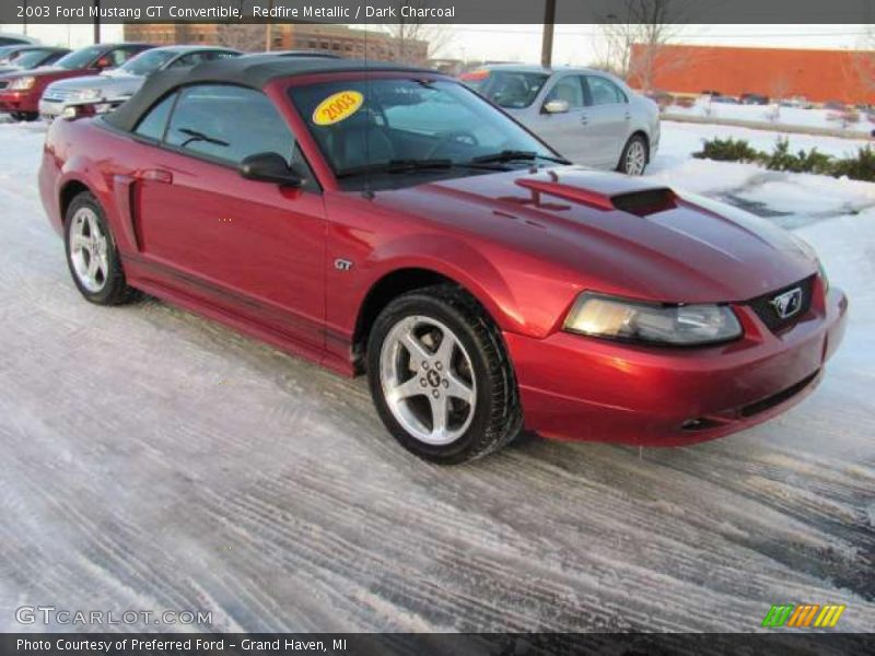 Front 3/4 View of 2003 Mustang GT Convertible