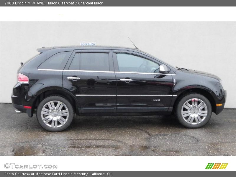 Black Clearcoat / Charcoal Black 2008 Lincoln MKX AWD