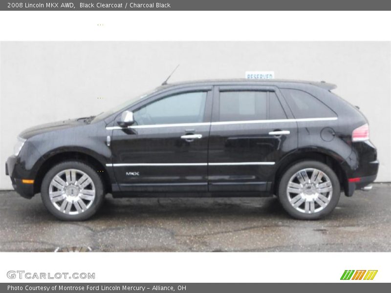 Black Clearcoat / Charcoal Black 2008 Lincoln MKX AWD