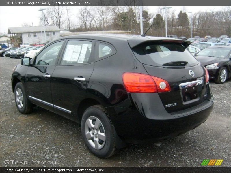 Black Amethyst / Black 2011 Nissan Rogue S AWD