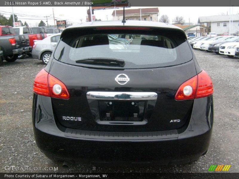 Black Amethyst / Black 2011 Nissan Rogue S AWD