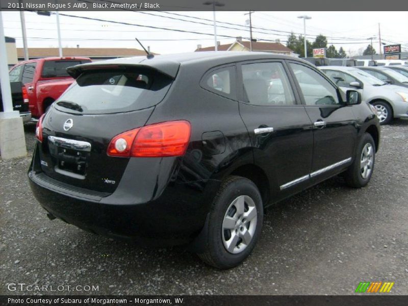 Black Amethyst / Black 2011 Nissan Rogue S AWD