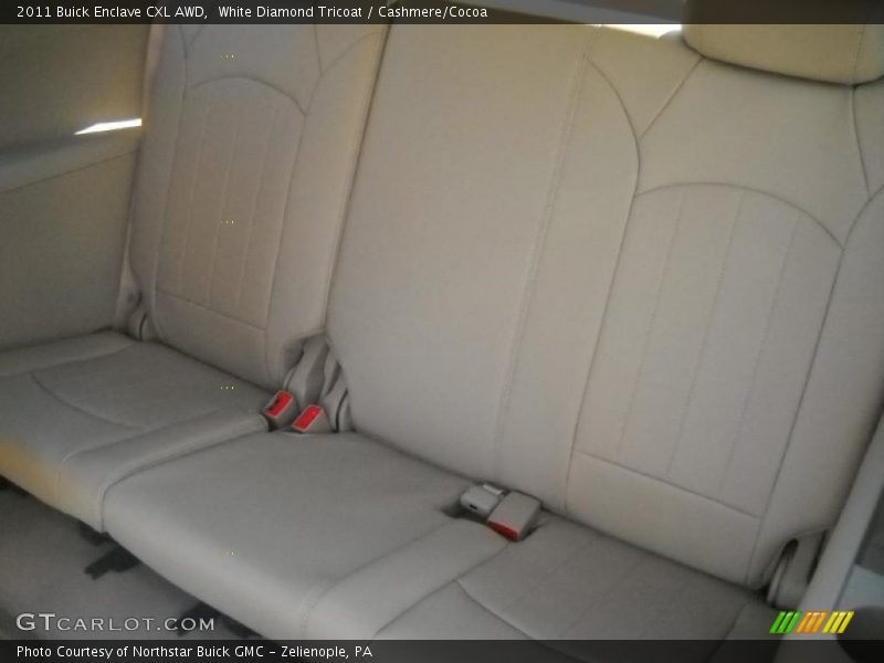 White Diamond Tricoat / Cashmere/Cocoa 2011 Buick Enclave CXL AWD