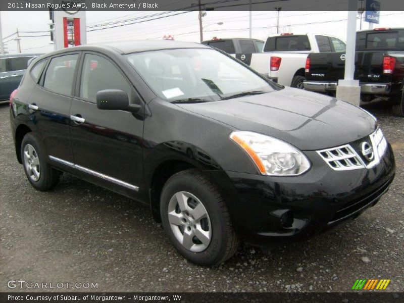 Black Amethyst / Black 2011 Nissan Rogue S AWD