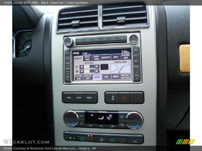 Black Clearcoat / Charcoal Black 2008 Lincoln MKX AWD