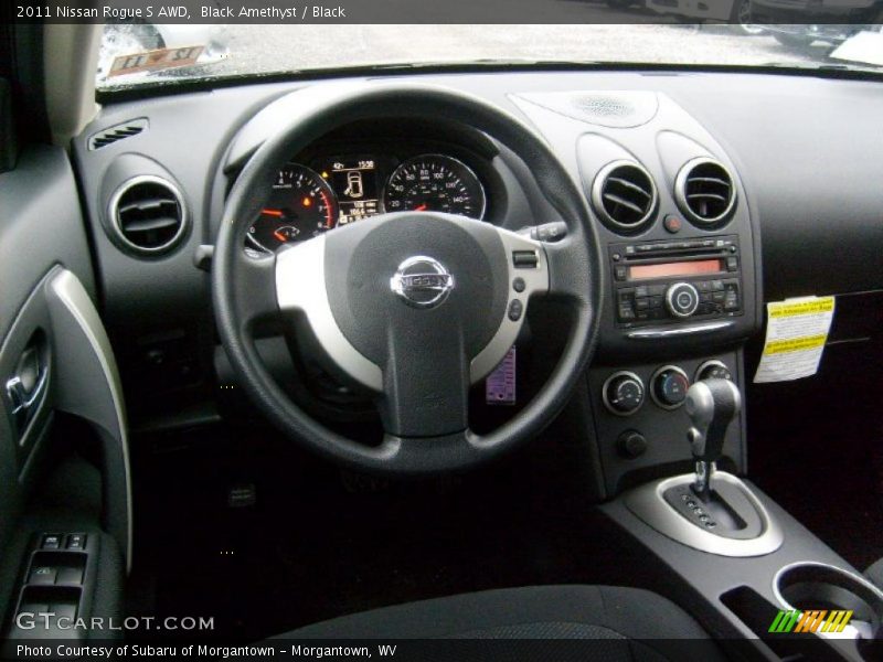 Black Amethyst / Black 2011 Nissan Rogue S AWD